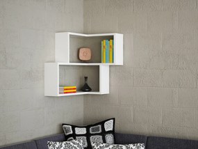 Prateleira de Parede Bulut – Branco – 45x55,4x14,5 cm | Tribo Home