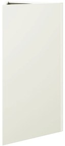 Vaso/floreira de jardim triangular 2pcs 40x34,5x70cm aço branco