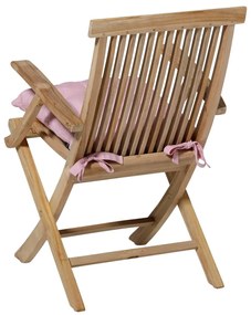Madison Almofadão de assento Panama 46x46 cm rosa suave