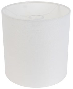 Abajur de tecido branco 25/25/25