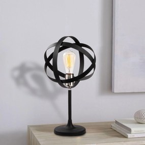 Candeeiro de Mesa Gezegen – Níquel Preto – Diâmetro 24 cm x Altura 50