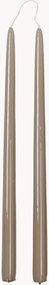 Velas de jantar artesanais Smooth, conjunto de 4