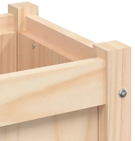 Vasos/floreiras de jardim com pernas 2 pcs pinho maciço