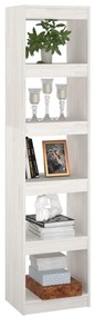 Estante/divisória 40x30x167,5 cm pinho maciço branco
