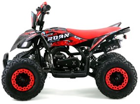 MINI MOTO 4 GASOLINA PARA CRIANÇAS 49cc Roan Ratte R6 4.5cv VERMELHA