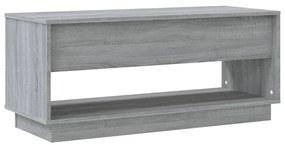 Móvel de TV 102x41x44 cm derivados de madeira cinzento sonoma