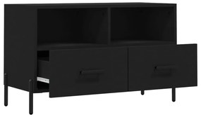 Móvel p/ TV 80x36x50 cm derivados de madeira preto