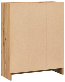 Estante 60x24x76 cm derivados de madeira carvalho artisiano