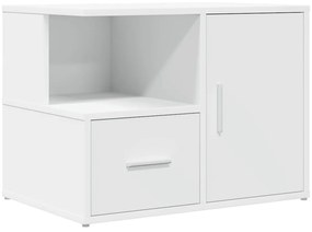 Armário de canto 160x40x45 cm derivados de madeira branco