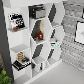 Estante Sueno – Branco – 140x29,6x177,4 cm