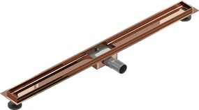 Mexen Flat corpo para ralo linear 100 cm, ouro rosa - 1615100