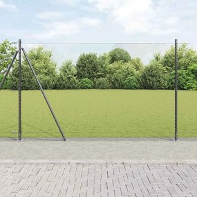 Cerca Hexagonal vidaXL Cinza 1.4x10 m Aço