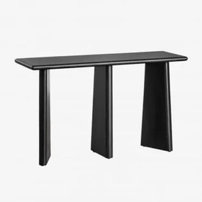 Consola De Entrada Em Madeira De Acácia Ambyl Preto Claro - Sklum
