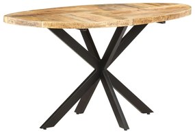 vidaXL Mesa de jantar 140x80x75 cm madeira de mangueira maciça