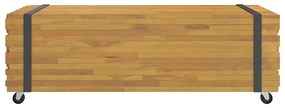Mesa de centro 110x45x35 cm madeira maciça teca