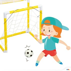 Jogo de pontaria Colorbaby Alvo Baliza de Futebol 48,5 x 113 x 35,5 cm (2 Unidades)