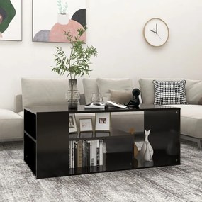 Mesa de centro 100x50x40 cm derivados de madeira preto