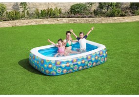 Bestway Piscina infantil insuflável 229x152x56 cm azul