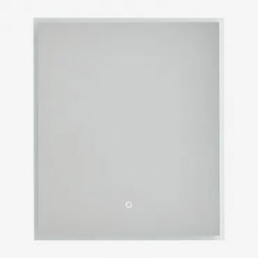 Espelho Retangular Para Banheiro Com Luz Led E Antiembaçante Tamsin ↔︎ 60 Cm - Sklum