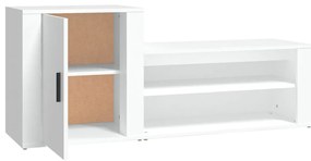 Sapateira 130x35x54 cm derivados de madeira branco