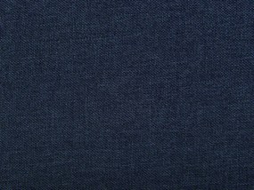 Cama dupla em tecido azul marinho 80 x 200 cm MARMANDE Beliani