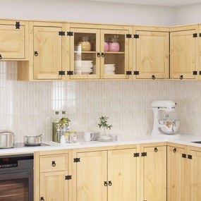 vidaXL Armário com prateleira SKI Castanho Mel 60 x 32 x 40 cm