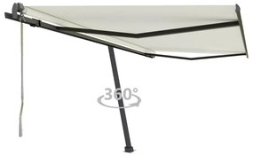 Toldo automático independente 400x350 cm cor creme