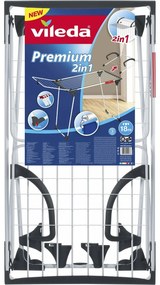 Estendal Vileda Premium 2 em 1 Cinzento Aço (180 x 91 x 57 cm)