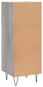 Aparador 34,5x34x90 cm derivados de madeira sonoma cinzento