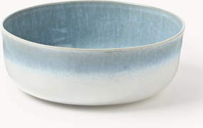 Taça de salada artesanal com esmalte reativo Danza