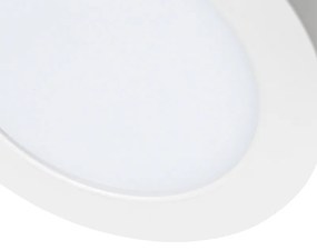 Foco embutido ou superficie branco 14 cm incl. LED 3 passos dim para aquecer - TRANS Moderno