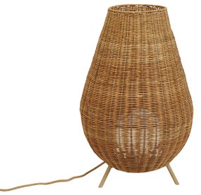 LED Candeeiro de Pé em Ratan Regulável IP65 com Comando Remoto - Saona Oriental