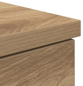 Mesa vidaXL Artisan Carvalho 140x49x76 cm Madeira de engenharia