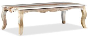 Mesa de centro madeira de acácia maciça 110x60x35 cm