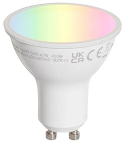 Lâmpadas LED GU10 50mm Brilhantes 4.7W 400lm 2200-2400K