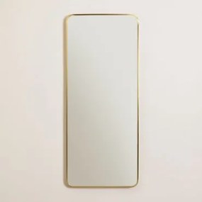 Espelho de parede retangular Evel Dourado - Sklum