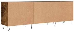 Móvel de TV 150x30x50 cm derivados de madeira carvalho fumado