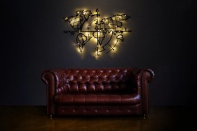 Acessório Decorativo de Parede Mt-04 – Preto – 65 x 95 cm