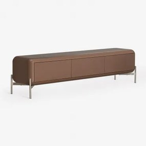 Móvel De Tv 180x40 Cm Em Mdf Alazne Camelo Castanho - Sklum