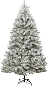 Árvore de Natal artificial articulada c/ flocos de neve 300 cm
