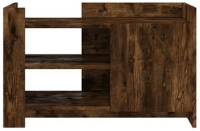 Mesa de centro 80x50x50 cm derivados de madeira carvalho fumado