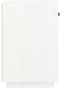 Armário de secretária 40x50x75 cm pinho maciço branco