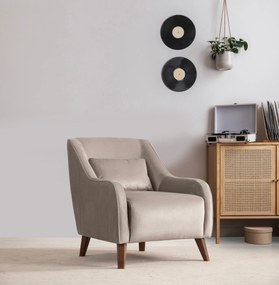 Cadeira Wing Buhara – Cinzento Claro – 60x81x72 cm