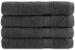 Toalhas premium SOLUND 4 pcs 100x200 cm 600 gsm antracite