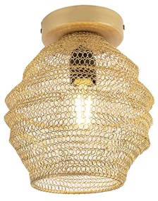 Luminária de teto oriental dourada - Nidum Bene Oriental
