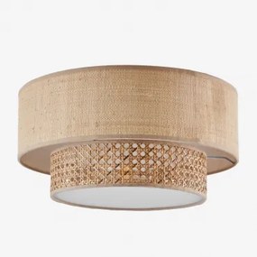 Plafon De Teto Lumira Natural & Ø40 Cm - Sklum