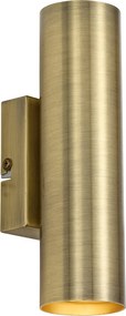 Candeeiro de parede moderno bronze 2 luzes - Jeana