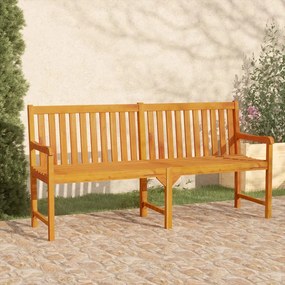vidaXL Banco de jardim 180 cm madeira de acácia maciça
