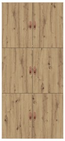 Estrado de Cama vidaXL em Carvalho Artesanal 90x200 cm