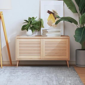 Portas de armário 2 pcs com design de persiana pinho maciço